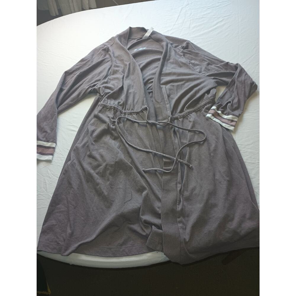 Women's Long Sleeve Robe - Gray